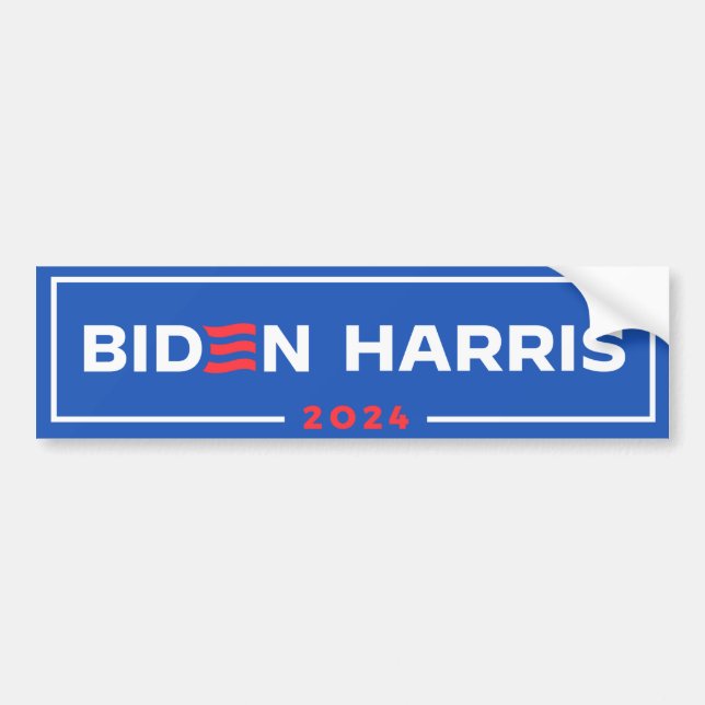 Adesivo Para Carro Campanha Biden Harris 2024 (Frente)