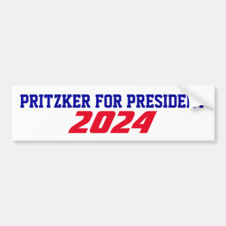 Adesivo Para Carro Campanha de apoio 2024 JB Pritzker para presidente