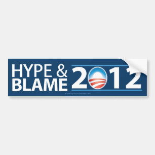 Adesivo Para Carro Campanha publicitária & culpa 2012 - anti Barack