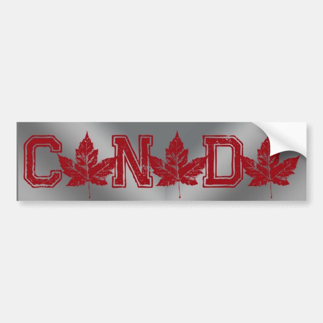 Adesivo Para Carro Canadá Bumper Stickers Personalizado Canadá Souven (Frente)
