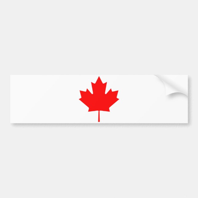 Adesivo Para Carro Canada Maple Leaf Vinyl Decal Stickers, Vinyl Deca (Frente)
