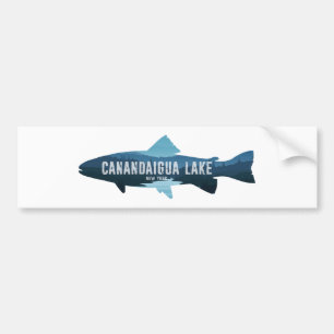 Adesivo Para Carro Canandaigua Lake New York Fish
