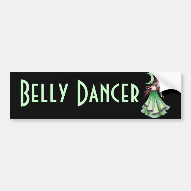 Adesivo Para Carro Cancer Belly Dancer (Frente)