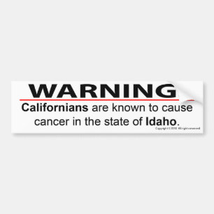 Adesivo Para Carro Cancer californiano