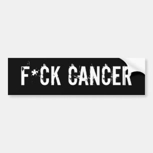 Adesivo Para Carro cancer F*ck