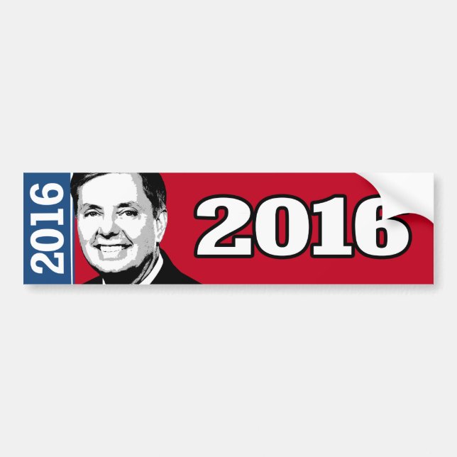 ADESIVO PARA CARRO CANDIDATO 2016 DE LINDSEY GRAHAM (Frente)