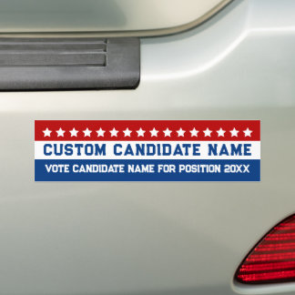 Adesivo Para Carro Candidato personalizado para eleição