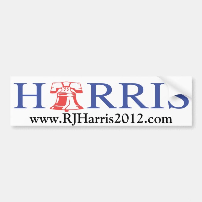 Adesivo Para Carro Candidato presidencial do libertário de RJ Harris (Frente)