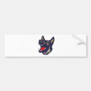 Adesivo Para Carro Cão de german shepherd