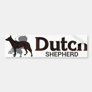 Adesivo Para Carro Cão de pastor holandês - Dutchie