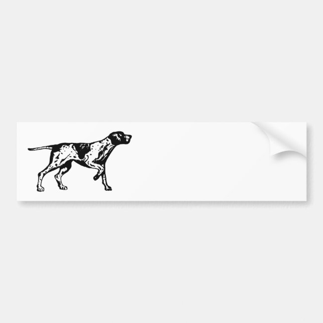Adesivo Para Carro cão ponteiro (Frente)