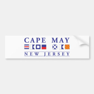 Adesivo Para Carro Cape May New-jersey