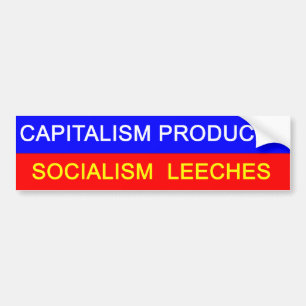 Adesivo Para Carro Capitalismo contra o socialismo