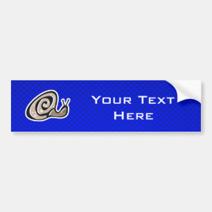 Adesivo Para Carro Caracol bonito; Azul