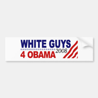 Adesivo Para Carro Caras brancas 4 Obama
