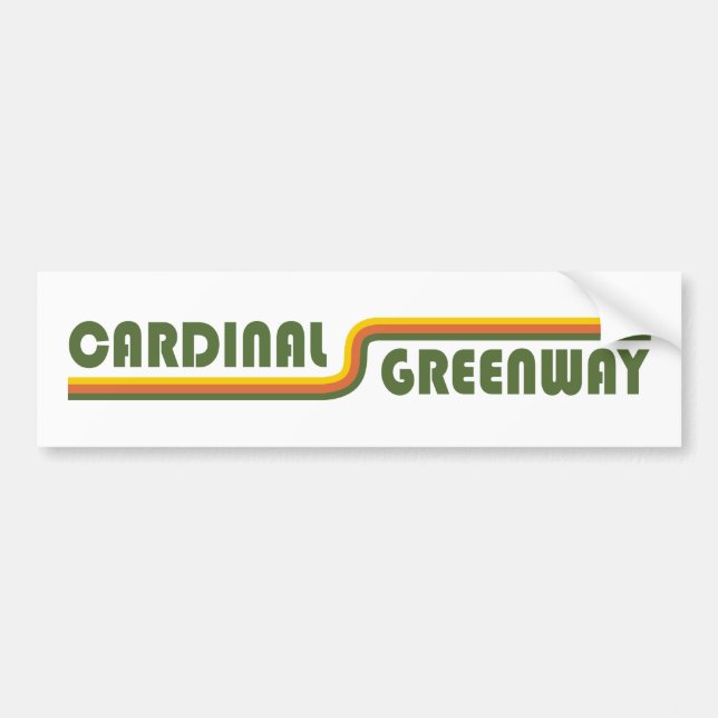 Adesivo Para Carro Cardinal Greenway Indiana (Frente)