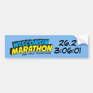 Adesivo Para Carro Cargo-Maratona da maratona de Wisconsin