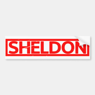 Adesivo Para Carro Carimbo do Sheldon