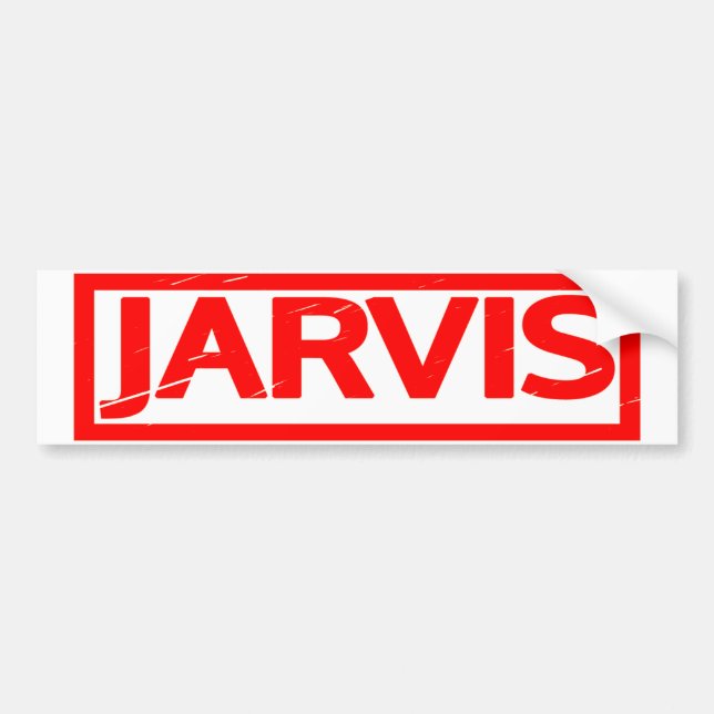 Adesivo Para Carro Carimbo Jarvis (Frente)