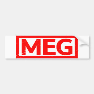Adesivo Para Carro Carimbo Meg