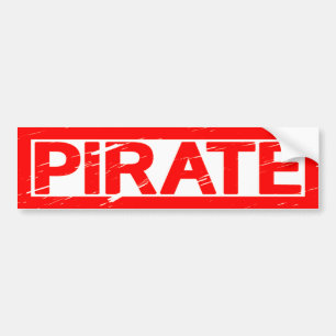 Adesivo Para Carro Carimbo Pirata