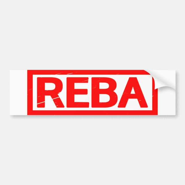 Adesivo Para Carro Carimbo Reba (Frente)