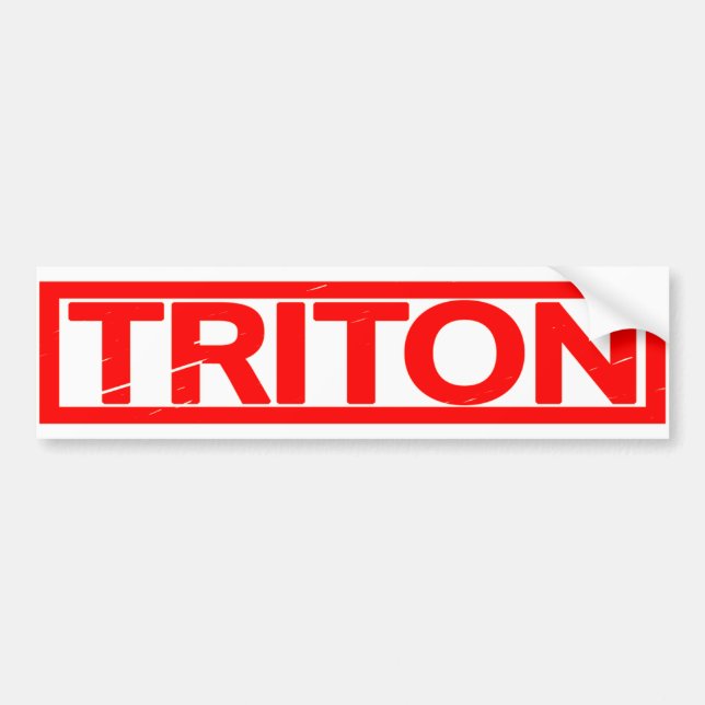 Adesivo Para Carro Carimbo Triton (Frente)