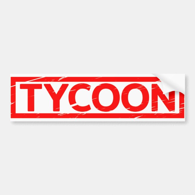 Adesivo Para Carro Carimbo Tycoon (Frente)