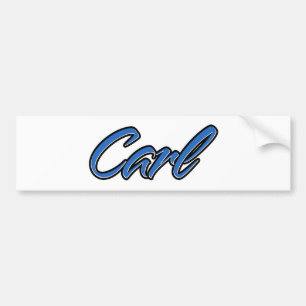Adesivo Para Carro Carl Name blue Aufkleber Sticker Autoaufkleber