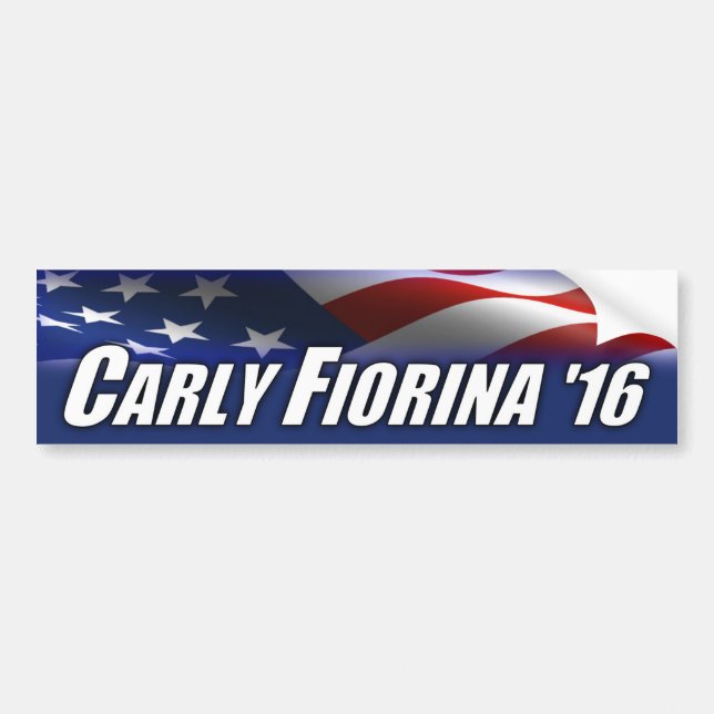 Adesivo Para Carro Carly Fiorina '16 (Frente)