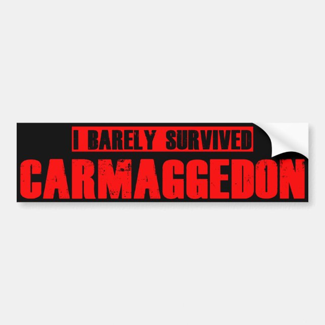 Adesivo Para Carro Carmageddon (Frente)