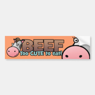 Adesivo Para Carro Carne: Demasiado bonito para comer