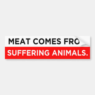 Adesivo Para Carro carne vem de animais que sofrem de vegetação