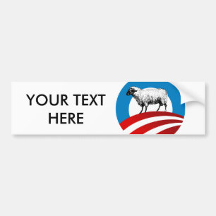 ADESIVO PARA CARRO CARNEIROS DE OBAMA