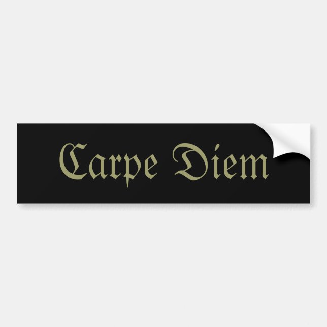 Adesivo Para Carro Carpe Diem (Frente)