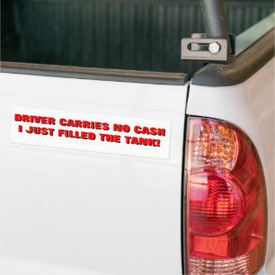 Adesivo Para Carro Carregares Sem Dinheiro, Eu Comprei Um Bombeador D