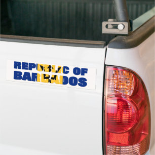 Adesivo Para Carro Carro da República de Barbados