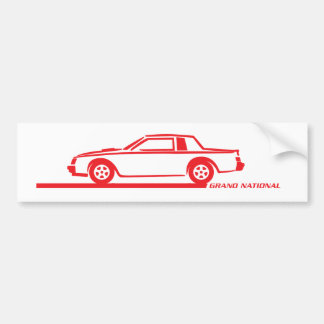 Adesivo Para Carro Carro do vermelho de Buick Grand National