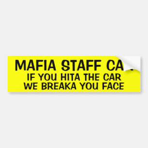 ADESIVO PARA CARRO CARRO FUNCIONARIOS MAFIA