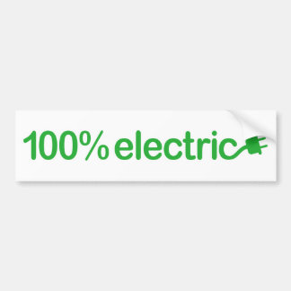 Adesivo Para Carro Carro Veículo Elétrico 100 Por Cento EV