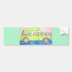 Adesivo Para Carro Carro Verde legal fica verde