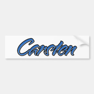 Adesivo Para Carro Carsten Name blue Aufkleber Sticker Autoaufkleber