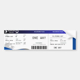Adesivo Para Carro Cartão de embarque em bluntline (S1E1)