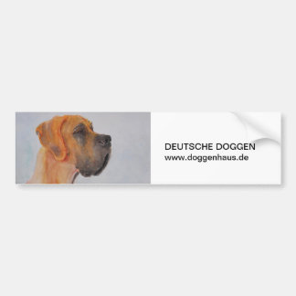 Adesivo Para Carro Cartões de franja Aquarelle Great Dane