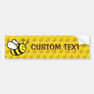 Adesivo Para Carro Cartoon de Honeybee