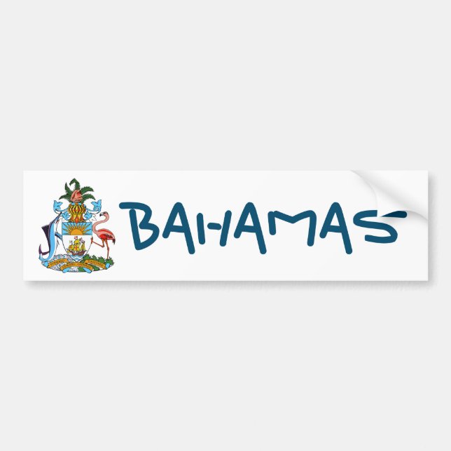 Adesivo Para Carro Casaco de armas - Bahamas (Frente)