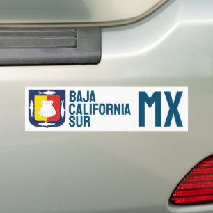 Adesivo Para Carro Casaco de armas Baja California Sur