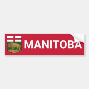 Adesivo Para Carro Casaco de armas de Manitoba - CANADÁ