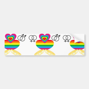 Adesivo Para Carro casamento gay