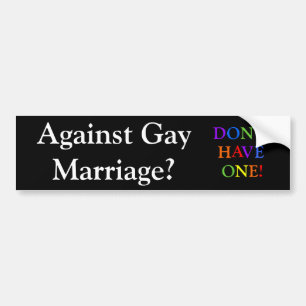 Adesivo Para Carro Casamento gay???